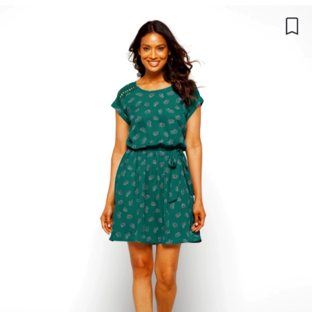 Medium Blue and black Fortune and Ivy Dress